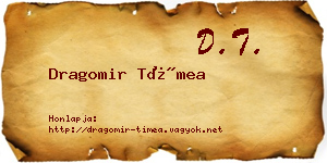 Dragomir Tímea névjegykártya